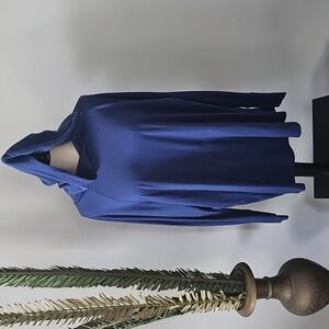 LuLaRoe Amber Navy Blue Lightweight Hoodie